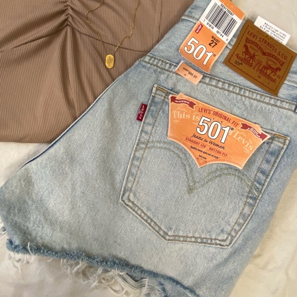 NWT 501 LEVI SHORTS - Picture 1 of 4